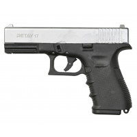 СХП Охолощенный пистолет Retay 17 Glock, кал. 9 мм, никель СХП Охолощенный пистолет Retay 17 Glock, кал. 9 мм, никель